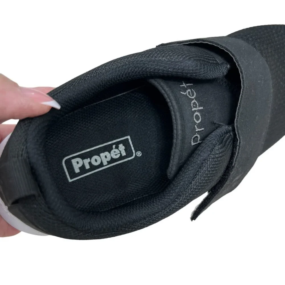 NWOT Propet Viator Knit Strap black men's sneaker size 10 - Picture 6 of 9